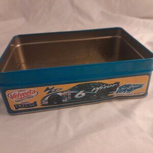 VTG Y2K 2001 2002 Mark Martin #6 NASCAR Kraft Velveeta Replacement Tin. NO LID.